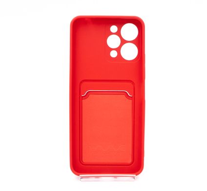 Силіконовий чохол WAVE Colorful Pocket для Xiaomi Redmi 12 4G red Full Camera