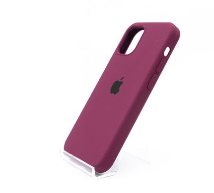 Силіконовий чохол Full Cover для iPhone 12 mini maroon