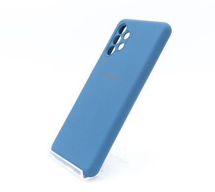 Силіконовий чохол Full Cover для Samsung A32 navy blue My Color Full Camera