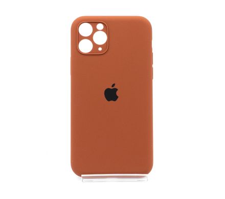Силіконовий чохол Full Cover для iPhone 11 Pro milk chocolate Full Camera