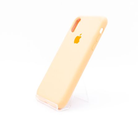 Силіконовий чохол Full Cover для iPhone X/XS cantaloupe