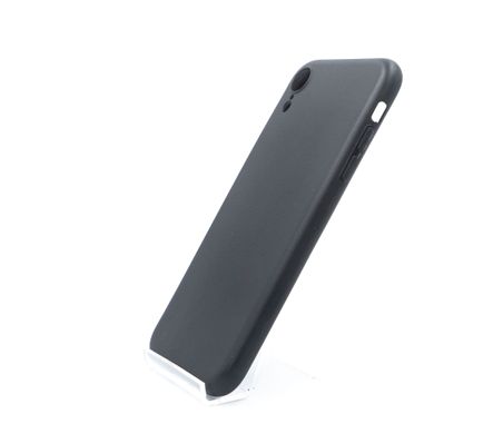 Силіконовий чохол Soft Feel для iPhone XR black Full camera