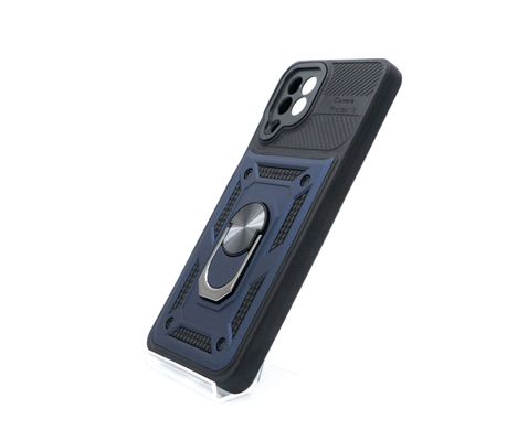 Чохол SP Serge Ring for Magnet для Samsung A22 4G/M32 4G dark blue протиударний Full Camera