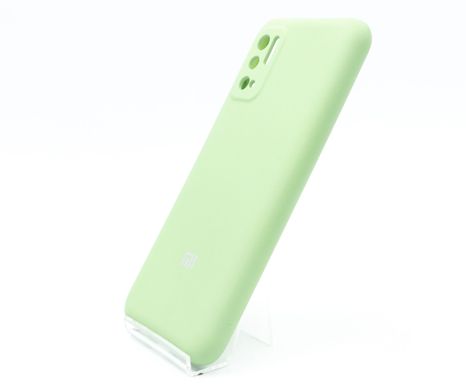 Силіконовий чохол Full Cover для Xiaomi Poco M3 Pro 5G mint Full Сamera