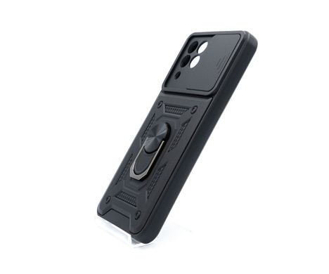 Чохол Camshield Serge Ring для Samsung M33 black протиударний шторка/захист камери