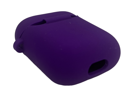 Чохол for AirPods 1/2 силіконовий ultra violet з мікрофіброю