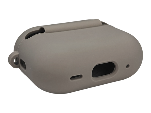 Чехол for AirPods Pro 3 силиконовый stone (gray) с микрофиброй