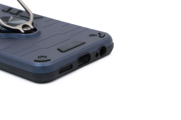 Чохол SP Transformer Ring for Magnet для Xiaomi Redmi Note 10 4G dark blue протиударний