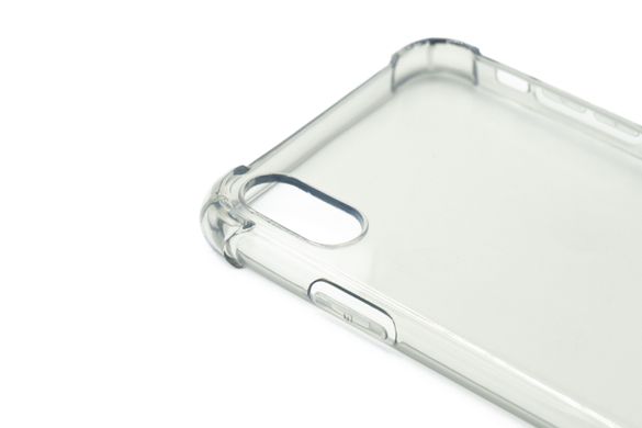 Чохол (TPU) Getman Ease logo для iPhone XS Max clear gray протиударний