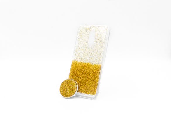 Силіконовий чохол Fashion popsoket для Xiaomi Redmi 5 gold