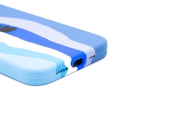 Силіконовий чохол Full Cover для iPhone 13 Pro Rainbow №1