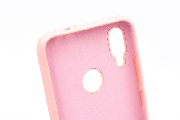 Силиконовый чехол Full Cover для Xiaomi Redmi Note 7 pink без logo