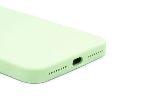 Силиконовый чехол Full Cover Square для iPhone 7+/8+ green Full Camera
