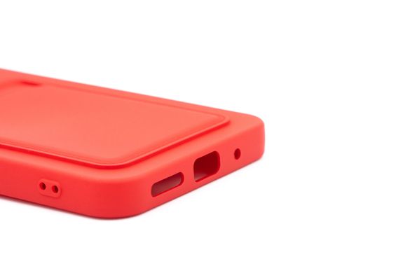 Силіконовий чохол WAVE Colorful Pocket для Xiaomi Redmi 12 4G red Full Camera