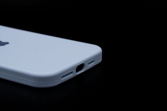 Силіконовий чохол Full Cover для iPhone 14 Pro Max lilac blue Full Camera