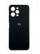 Силіконовий чохол Full Cover для Xiaomi Redmi 12 black Full Camera