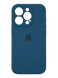 Силіконовий чохол Full Cover для iPhone 15 Pro abyss blue Full Camera