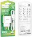 Сетевое зарядное устройство Hoco C106A Leisure 1USB/2.1A Lightning white