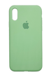 Силіконовий чохол Full Cover для iPhone X/XS pistachio (fresh green)