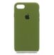 Силіконовий чохол Full Cover для iPhone 7/8/SE dark olive