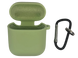 Чохол for AirPods 1/2 силіконовий mint gum з мікрофіброю