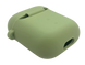 Чохол for AirPods 1/2 силіконовий mint gum з мікрофіброю