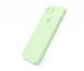 Силиконовый чехол Full Cover Square для iPhone 7+/8+ green Full Camera