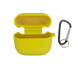 Чохол for AirPods 3 силіконовий bright yellow з мікрофіброю