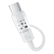 Кабель Baseus Gem Fast-Charging Data Cable Type-C to Type-C 100W 1m white