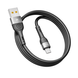 USB кабель Ridea RC-XS51 X-silicone 3A/1.2m Micro black