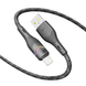 USB кабель YOKI RGB YK-RG24 Lightning 2.4A 1.2m black
