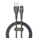 USB кабель YOKI RGB YK-RG24 Lightning 2.4A 1.2m black