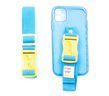 Чохол Handfree для iPhone 11 (6.1") blue з кольоровим ремінцем