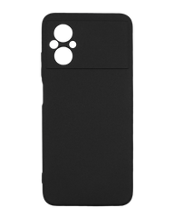 Силіконовий чохол WAVE Colorful для Xiaomi Poco M5 black Full Camera (TPU)