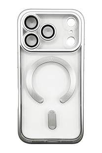 Чехол Metal Matte with MagSafe для iPhone 17 Pro white titanium Full Camera