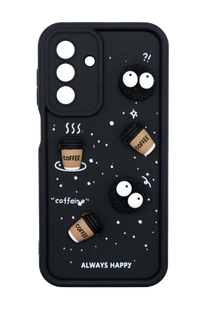 Чехол Pretty Things для Samsung A26 black/coffee Full Camera