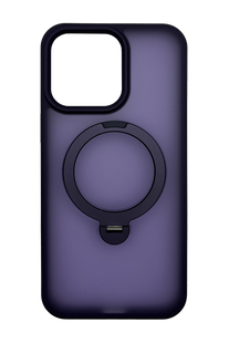 Чохол TPU+PC Metal Buttons with MagSafe Colorful HQ Ring для iPhone 15 Pro Max purple