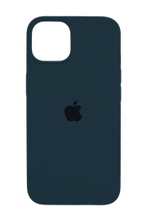 Силиконовый чехол Full Cover для iPhone 15 cosmos blue