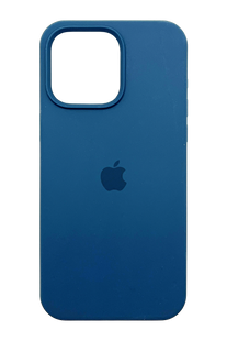 Силиконовый чехол Full Cover для iPhone 15 Pro Max saphire 36