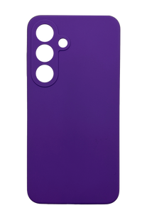 Силиконовый чехол WAVE Full Cover для Samsung S25 dark purple Full Camera