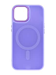 Чохол TPU+PC Space Magnetic Color with Magsafe для iPhone 13 Pro purple