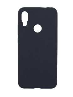 Силиконовый чехол Full Cover для Xiaomi Redmi Note 7/Note 7 Pro/Note 7s dark gray (AAA) без logo