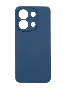 Силиконовый чехол Full Soft для Xiaomi Redmi Note 13 4G dark blue Full Camera