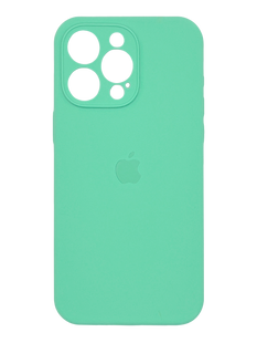 Силіконовий чохол Full Cover для iPhone 15 Pro Max spearmint Full Camera