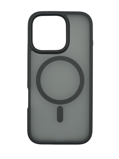Чохол TPU+PC Metal Buttons with MagSafe Colorful для iPhone 16 Pro black