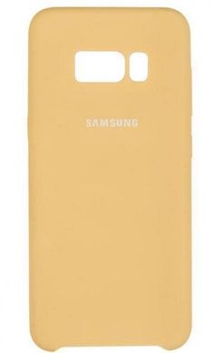 Силиконовый чехол Silicone Cover для Samsung S8 gold