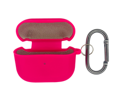 Чохол for AirPods 3 силіконовий barble pink з мікрофіброю
