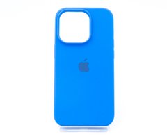 Силіконовий чохол Full Cover для iPhone 14 Pro capri blue