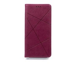 Чохол книжка Business Leather для Xiaomi Mi 12 Pro bordo