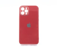Чохол Glass Designo для iPhone 12 Pro red Full Camera